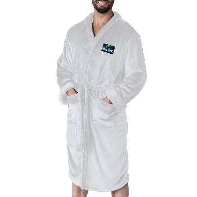 Seattle Seahawks The Northwest Group White Rollout Silk Touch Robe