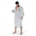 Miami Dolphins The Northwest Group White Rollout Silk Touch Robe