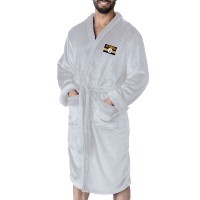 Pittsburgh Steelers The Northwest Group White Rollout Silk Touch Robe