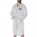 Los Angeles Rams The Northwest Group Rollout Silk Touch Robe - White Los Angeles Rams The Northwest Group Rollout Silk Touch Robe - White