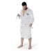 Los Angeles Chargers The Northwest Group White Rollout Silk Touch Robe