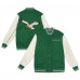 Подростковая Philadelphia Eagles Mitchell & Ness Kelly Green/Cream Full-Snap Varsity Jacket