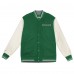Подростковая Philadelphia Eagles Mitchell & Ness Kelly Green/Cream Full-Snap Varsity Jacket
