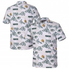 Green Bay Packers Reyn Spooner White Pua Performance Game Day Polo