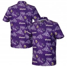 Minnesota Vikings Reyn Spooner Purple Pua Performance Game Day Polo