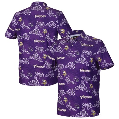 Minnesota Vikings Reyn Spooner Purple Pua Performance Game Day Polo