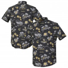 Pittsburgh Steelers Reyn Spooner Black Throwback Kekai Performance Button-Down Shirt Pittsburgh Steelers Reyn Spooner Black Throwback Kekai Performance Button-Down Shirt