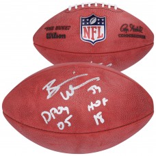 Brian Urlacher Chicago Bears Autographed Fanatics Authentic Wilson Duke Full Color Football with DPOY 05 & HOF 18 Inscriptions