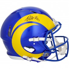 Davante Adams Los Angeles Rams Autographed Fanatics Authentic Riddell Speed Authentic Helmet