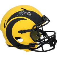 Davante Adams Los Angeles Rams Autographed Fanatics Authentic Riddell Rave Speed Replica Helmet