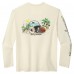 Футболка с длинным рукавом Green Bay Packers Tommy Bahama Cream Oasis Endzone Lux