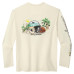 Футболка с длинным рукавом Carolina Panthers Tommy Bahama Cream Oasis Endzone Lux