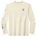 Футболка с длинным рукавом Pittsburgh Steelers Tommy Bahama Cream Oasis Endzone Lux