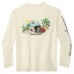 Футболка с длинным рукавом Pittsburgh Steelers Tommy Bahama Cream Oasis Endzone Lux