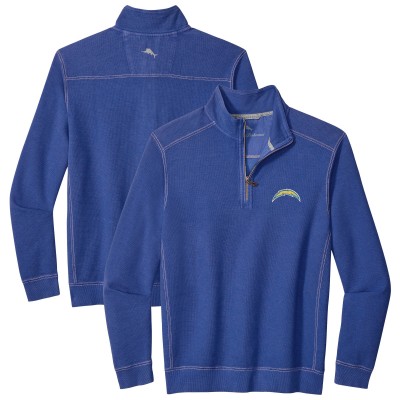 Los Angeles Chargers Tommy Bahama Royal Sport Tobago Half-Zip Pullover