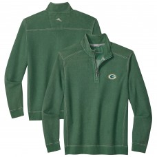 Green Bay Packers Tommy Bahama Green Sport Tobago Half-Zip Pullover
