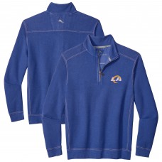 Los Angeles Rams Tommy Bahama Sport Tobago Half-Zip Pullover - Royal