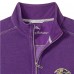 Baltimore Ravens Tommy Bahama Purple Sport Tobago Half-Zip Pullover