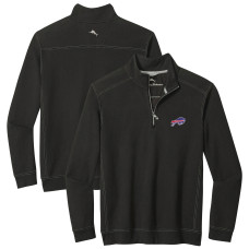 Пуловер Buffalo Bills Tommy Bahama Black Sport Tobago Half-Zip Пуловер Buffalo Bills Tommy Bahama Black Sport Tobago Half-Zip