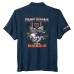 Рубашка с коротким рукавом Chicago Bears Tommy Bahama Navy Endzone Paradise COOLMAX