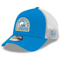 Бейсболка Los Angeles Chargers New Era Powder Blue Charger Power A-Frame 9FORTY Trucker