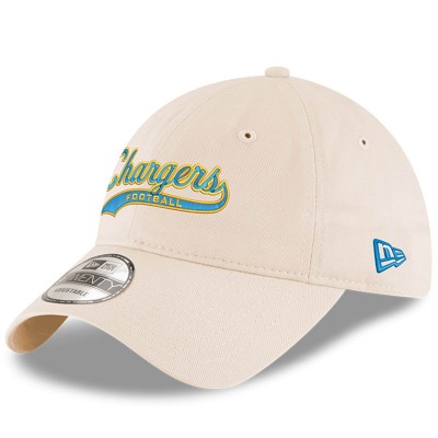 Бейсболка Los Angeles Chargers New Era Cream Charger Power 9TWENTY