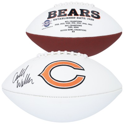 Caleb Williams Chicago Bears Autographed Fanatics Authentic Jardin White Panel Football