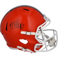 Myles Garrett Cleveland Browns Autographed Fanatics Authentic Riddell 2024 Speed Replica Helmet