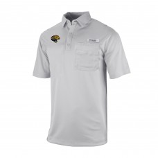 Jacksonville Jaguars Columbia Gray Omni-Wick Flycaster Pocket Polo