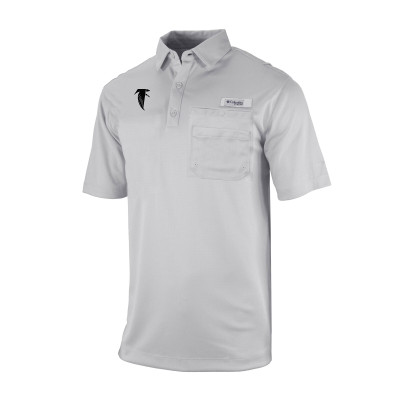 Поло Atlanta Falcons Columbia Gray Omni-Wick Flycaster Pocket