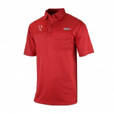 Atlanta Falcons Columbia Red Omni-Wick Flycaster Pocket Polo Atlanta Falcons Columbia Red Omni-Wick Flycaster Pocket Polo