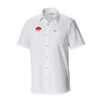 Рубашка Buffalo Bills Columbia White Slack Tide Omni-Wick Throwback Logo Camp