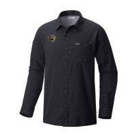 Jacksonville Jaguars Columbia Black Slack Tide Omni-Wick Long Sleeve Button-Up Camp Shirt