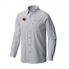 Jacksonville Jaguars Columbia Gray Slack Tide Omni-Wick Long Sleeve Button-Up Camp Shirt