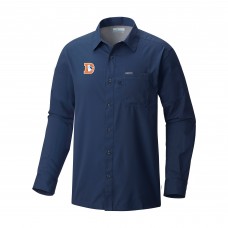 Рубашка Denver Broncos Columbia Navy Slack Tide Omni-Wick