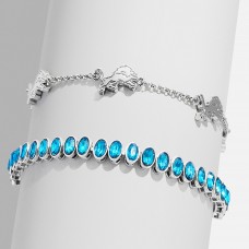 Detroit Lions BaubleBar Set of Two Tennis Bracelets