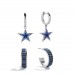 Dallas Cowboys BaubleBar Baguette Hoop Earring Set of 2
