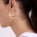 Denver Broncos BaubleBar Wordmark Hoop Earrings