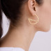 Серьги Cincinnati Bengals BaubleBar Wordmark Hoop