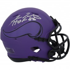 Fran Tarkenton Minnesota Vikings Autographed Fanatics Authentic Riddell Rave Speed Mini Helmet with HOF 86 Inscription