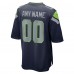 Именная джерси Seattle Seahawks Nike College Navy 50th Season Team Game