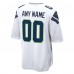Именная джерси Seattle Seahawks Nike White 50th Season Away Game