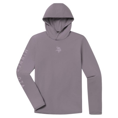 Minnesota Vikings UNRL Lavender 25 Ultra Long Sleeve Hooded T-Shirt
