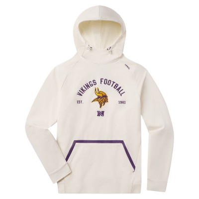 Minnesota Vikings UNRL White 25 Crossover Hoodie II