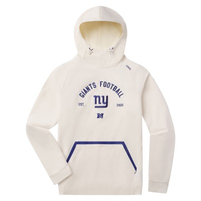 New York Giants UNRL White 25 Crossover Hoodie II