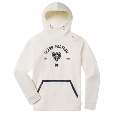Толстовка Chicago Bears UNRL White 25 Crossover II