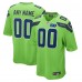 Именная джерси Seattle Seahawks Nike Neon Green 50th Season Alternate Game