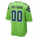 Именная джерси Seattle Seahawks Nike Neon Green 50th Season Alternate Game