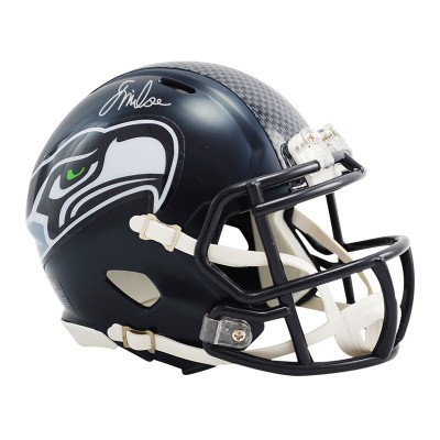 Jalen Milroe Seattle Seahawks Autographed Fanatics Authentic Riddell Speed Mini Helmet