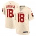 Игровая джерси Arizona Cardinals Marvin Harrison Jr. Nike Natural 2025 Rivalries Collection Game
